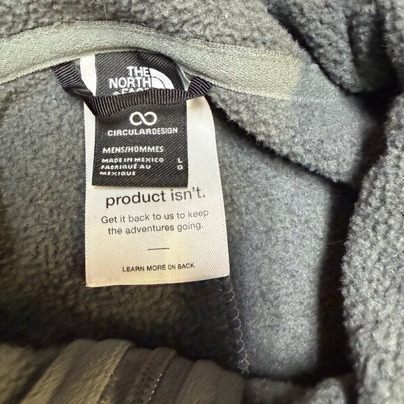 The North Face Front Range Fleece Jacket Men’s Large Smoked Pearl EUC - Picture 6 of 11